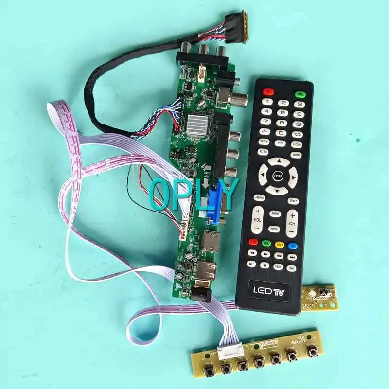 Плата контроллера цифровой ЖК-панели DVB подходит для LT133EE09100 LT133EE10000 13,3 "AV RF USB Комплект 1366*768 40Pin LVDS VGA HDMI-Совместимость
Плата контроллера цифровой ЖК-панели DVB подходит для LT133EE09100 LT133EE10000 13,3 "AV RF USB Комплект 1366*768 40Pin LVDS VGA HDMI-Совместимость