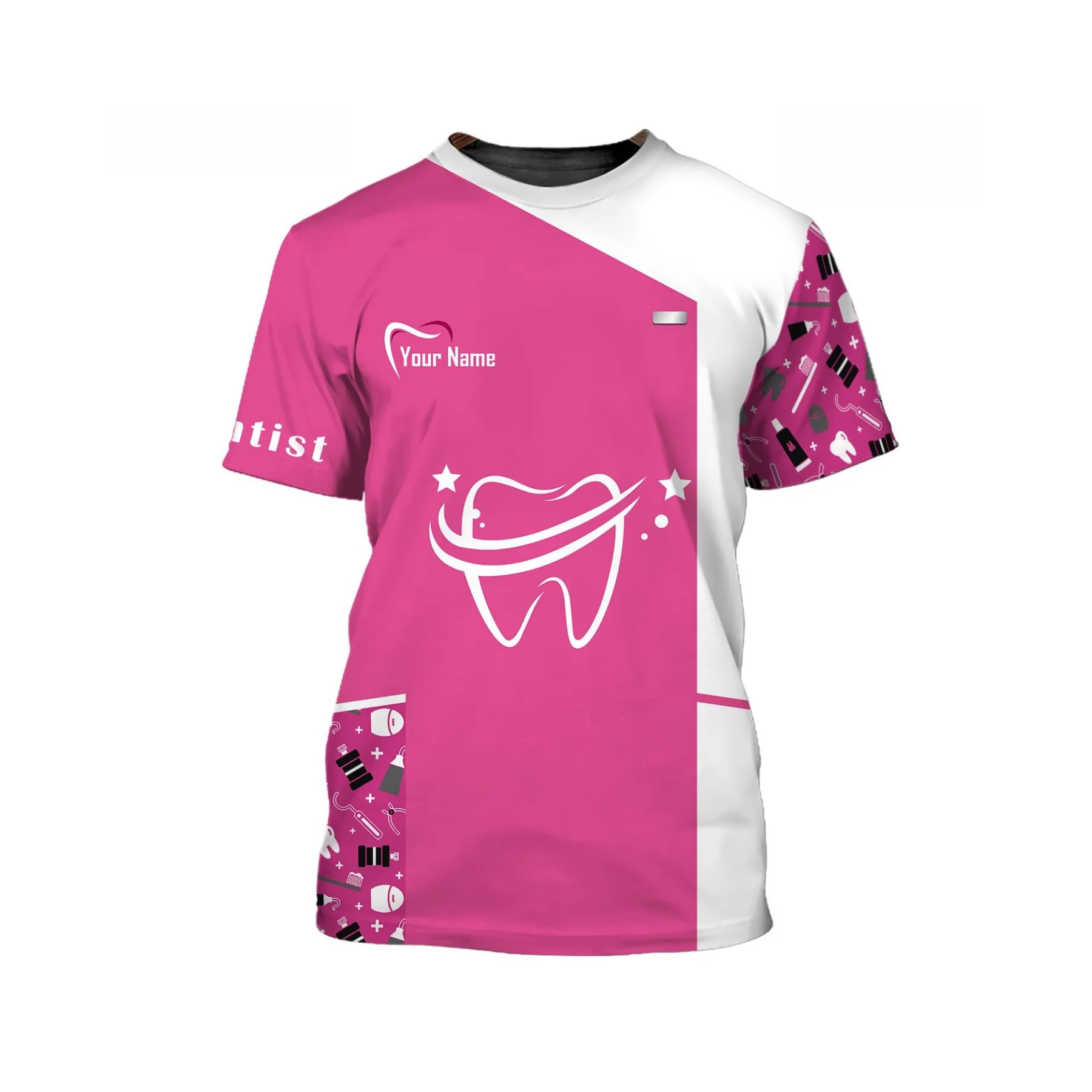 Women T Shirt Workwear T-Shirt Summer Clothing Personalized Name Dentists 3D Print Top Women Short Sleeve Tee Oversized Pullover
Women T Shirt Workwear T-Shirt Summer Clothing Personalized Name Dentists 3D Print Top Women Short Sleeve Tee Oversized Pullover