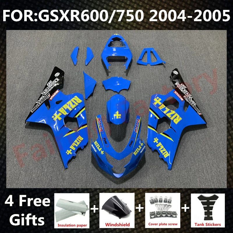 Новый комплект обтекателей для мотоцикла ABS Подходит для GSXR600 750 04 05 GSXR 600 GSX-R750 K4 2004 2005 полный комплект обтекателей синий черный
Новый комплект обтекателей для мотоцикла ABS Подходит для GSXR600 750 04 05 GSXR 600 GSX-R750 K4 2004 2005 полный комплект обтекателей синий черный
