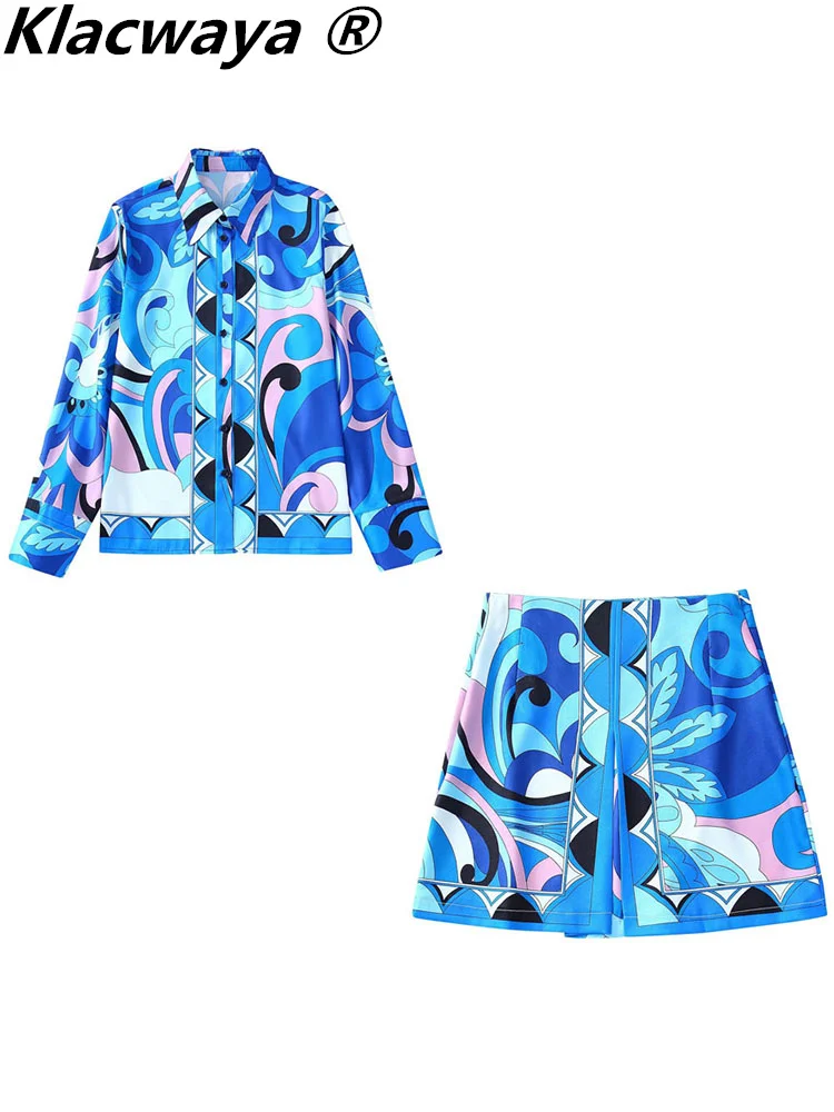 Klacwaya Two Piece Set Women Skirt Summer Clothes For Women Sets Of Two Fashion Pieces For Women Suit Print
Klacwaya Two Piece Set Women Skirt Summer Clothes For Women Sets Of Two Fashion Pieces For Women Suit Print