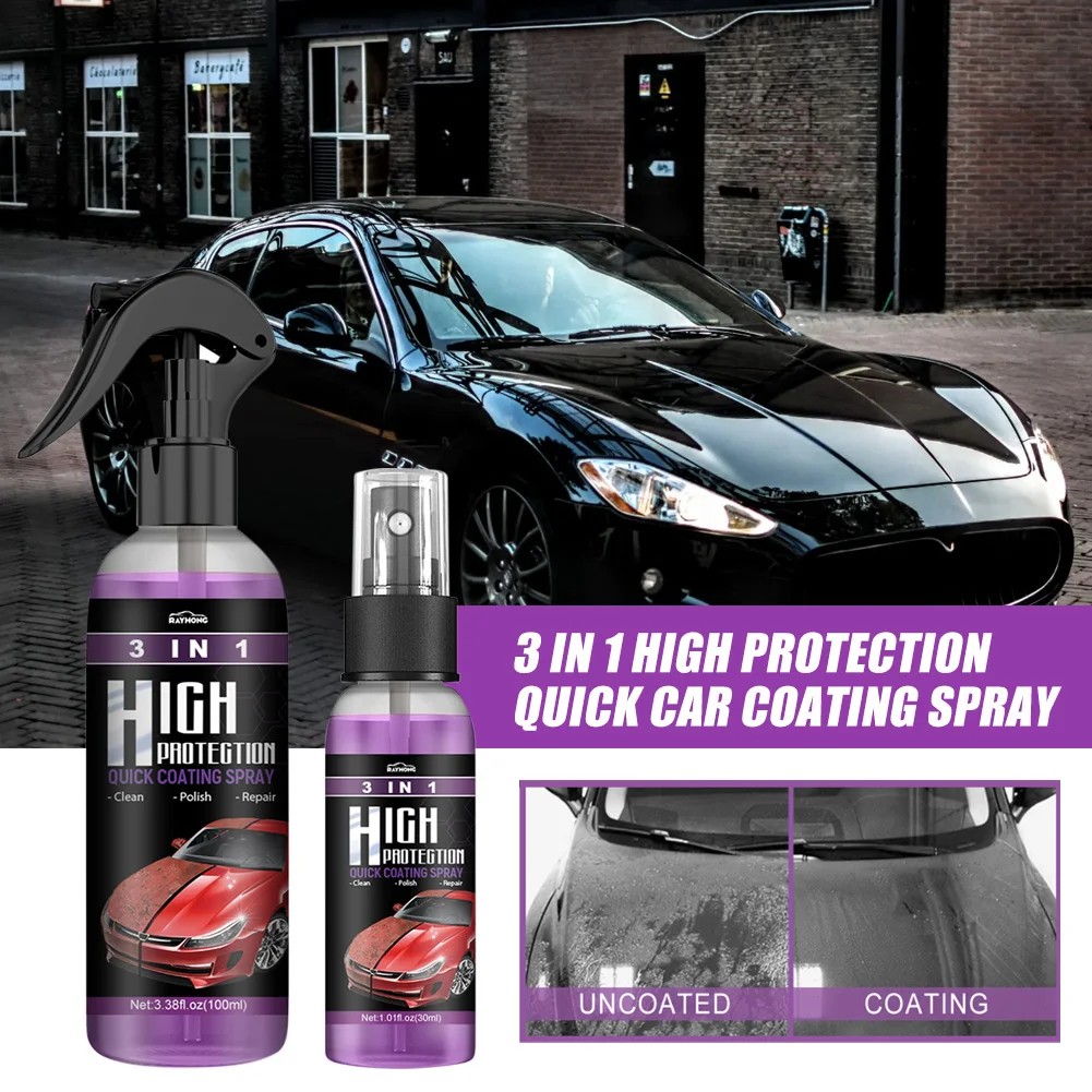 30ml/100ml Car Ceramic Coating Spray Curing Agent Car Paint Polish Agent Wax Automotive Paint Scratch Repair Remover Tools
30ml/100ml Car Ceramic Coating Spray Curing Agent Car Paint Polish Agent Wax Automotive Paint Scratch Repair Remover Tools