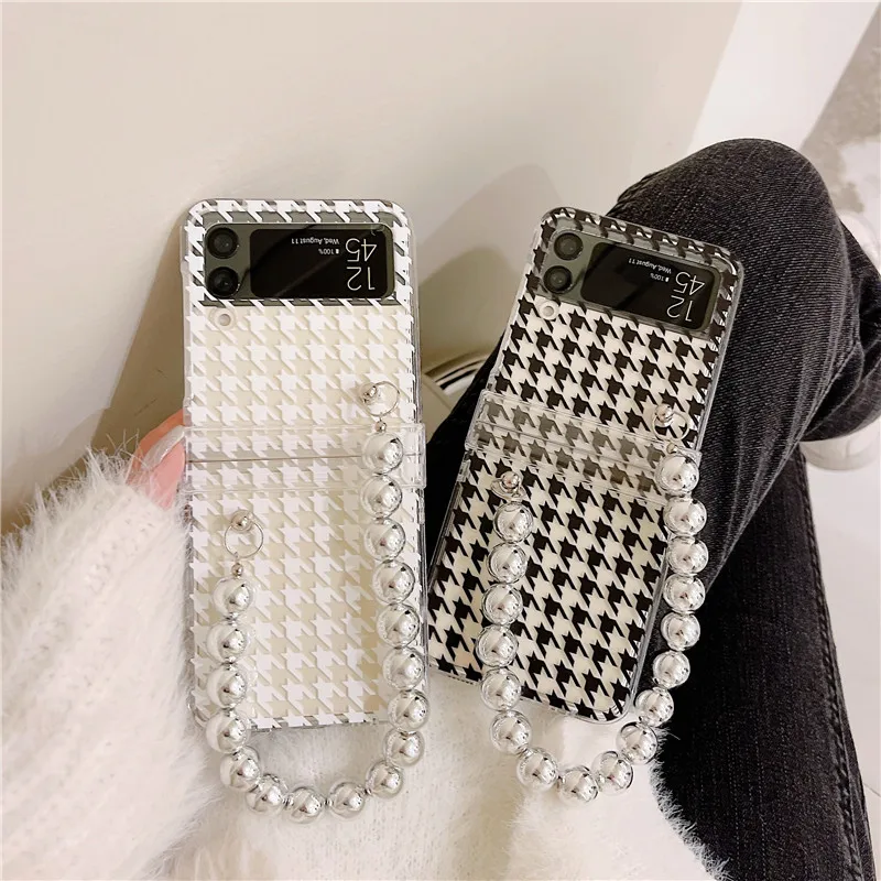3 in 1 Full Coverage Phone Cases For Samsung Galaxy Z Flip 3 Luxury Houndstooth Hard Cover Case For Samsung Galaxy Z Flip3 5G
3 in 1 Full Coverage Phone Cases For Samsung Galaxy Z Flip 3 Luxury Houndstooth Hard Cover Case For Samsung Galaxy Z Flip3 5G