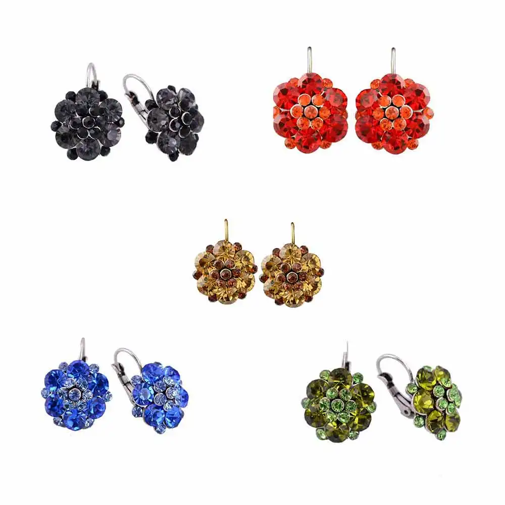 New Design Fashion Ladies Pink Earrings Crystal Flower Party Blue Green Black Colored Boho Simple Mother's Day Gift Jewelry
New Design Fashion Ladies Pink Earrings Crystal Flower Party Blue Green Black Colored Boho Simple Mother's Day Gift Jewelry