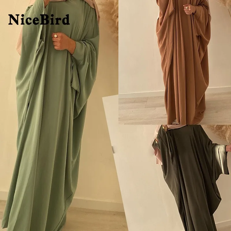 Женское плиссированное платье Nicebird Abaya, однотонное Черное Длинное свободное платье большого размера с круглым вырезом и длинным рукавом, весна-лето 2023
Женское плиссированное платье Nicebird Abaya, однотонное Черное Длинное свободное платье большого размера с круглым вырезом и длинным рукавом, весна-лето 2023