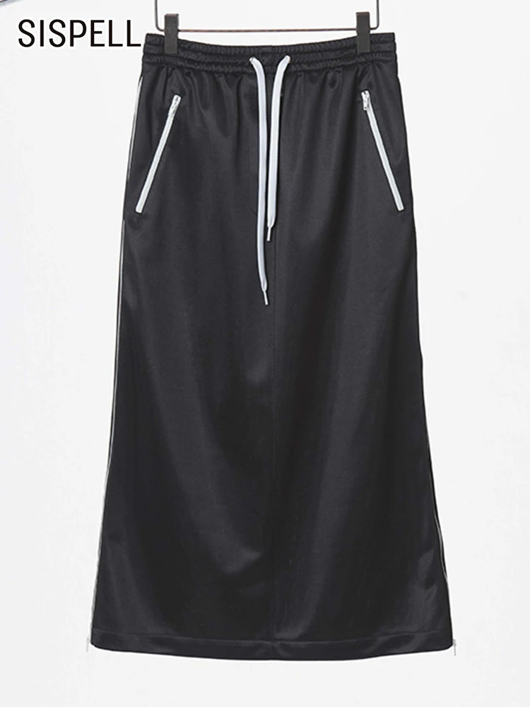 SISPELL Straight Midi Skirts For Women High Waist Side Split Patchwork Drawstring Colorblock Long Skirts Female Summer Clothing
SISPELL Straight Midi Skirts For Women High Waist Side Split Patchwork Drawstring Colorblock Long Skirts Female Summer Clothing