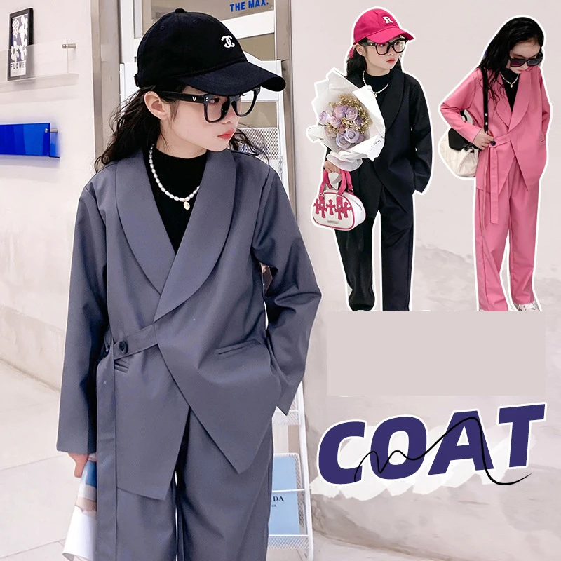 Two Korean Teenager Suits Pants Clothes Outwear 14 Girl Spring 2023 Coat Outfit Clothes Years Cool Pieces Chidlren Grey
Two Korean Teenager Suits Pants Clothes Outwear 14 Girl Spring 2023 Coat Outfit Clothes Years Cool Pieces Chidlren Grey