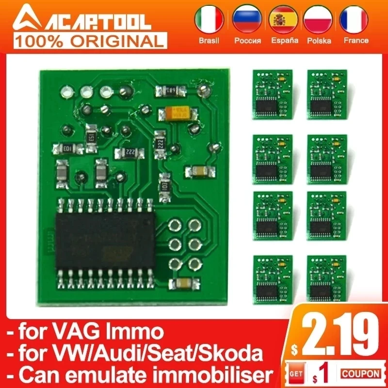 10pcs 5pcs /lot for VAG Immo Emulator Can emulate good working immobiliser for V-W for Aud-i for Sea-t for Skod-a Free Shipping
10pcs 5pcs /lot for VAG Immo Emulator Can emulate good working immobiliser for V-W for Aud-i for Sea-t for Skod-a Free Shipping