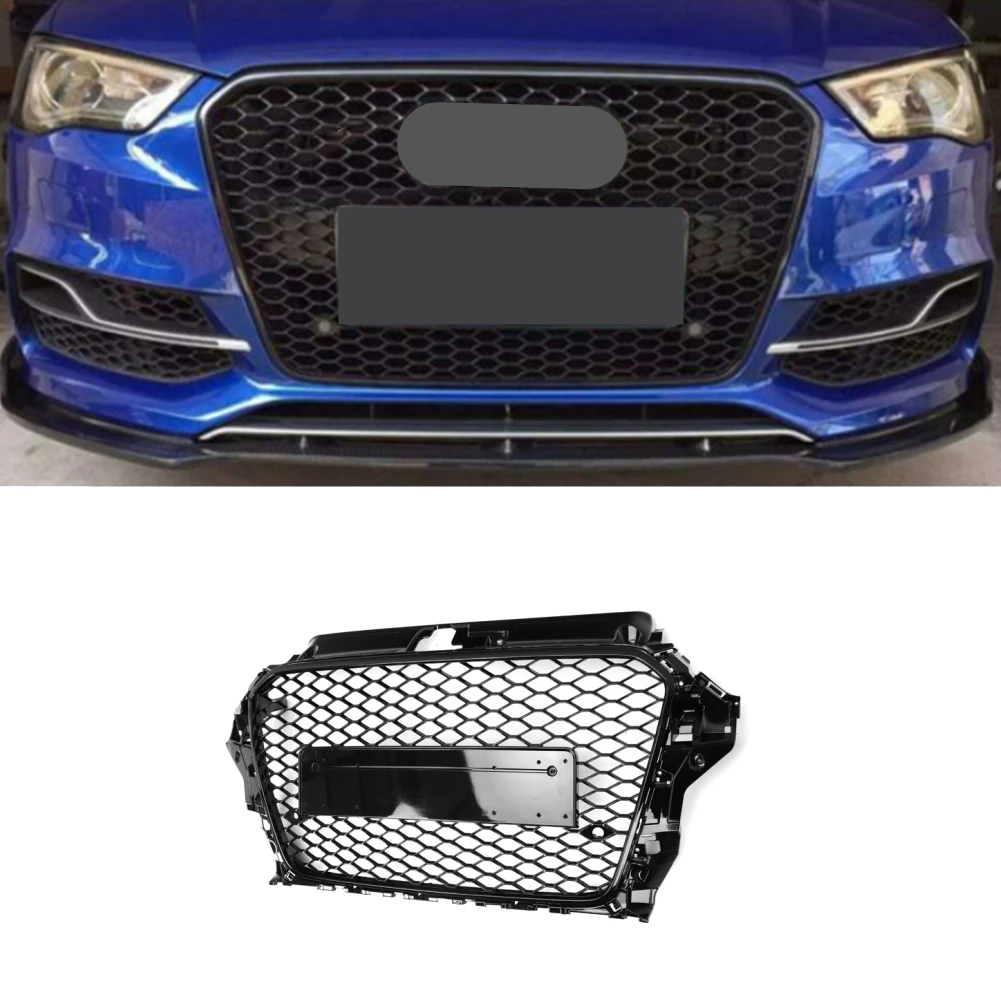 Car Front Bumper Grill Center Grille for Audi A3/S3 8V 2014 2015 2016 (Refit for RS3 Style) Car Front Bumper Grille
Car Front Bumper Grill Center Grille for Audi A3/S3 8V 2014 2015 2016 (Refit for RS3 Style) Car Front Bumper Grille
