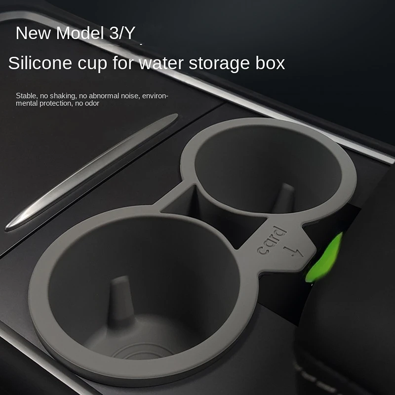 For To Tesla Model3/Y Central Control Silicone Water Cup Holder Waterproof Non-slip Coasters Car Accessories 2021-2022 
For To Tesla Model3/Y Central Control Silicone Water Cup Holder Waterproof Non-slip Coasters Car Accessories 2021-2022