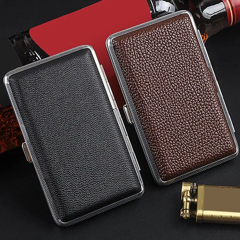 Portable Cigarettes Case Creative Tobacco Holder 20-piece Storage Box Portable Slim Cigars Box Metal Carrying Box Smoking Tool
Portable Cigarettes Case Creative Tobacco Holder 20-piece Storage Box Portable Slim Cigars Box Metal Carrying Box Smoking Tool