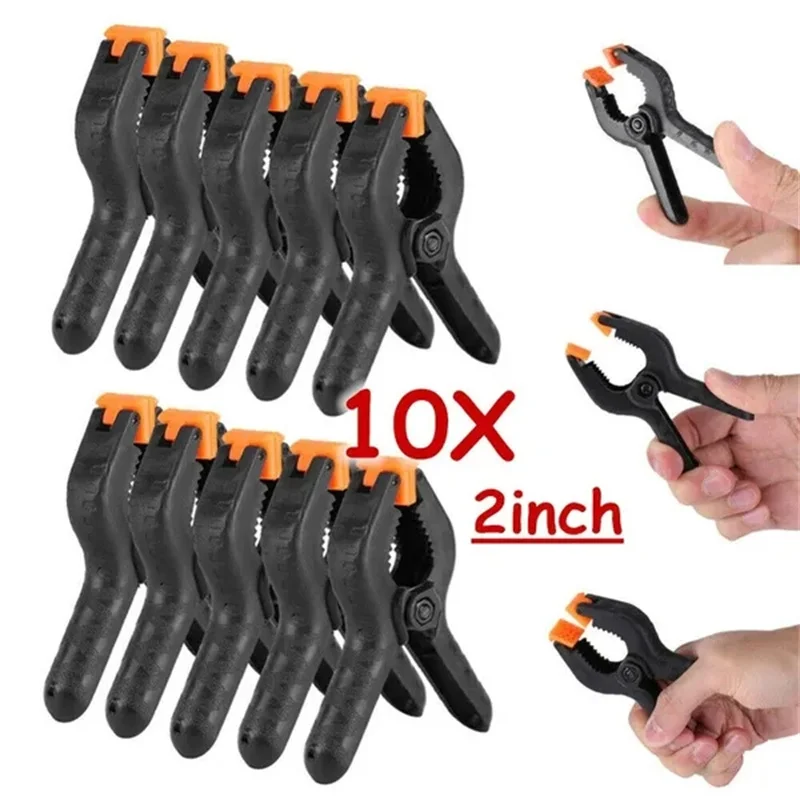 5/10pcs 2 inch Spring Clamp DIY Woodworking Tool Adjustable Plastic Nylon Type A Clamp For Spring Clip Photo Background Clamps
5/10pcs 2 inch Spring Clamp DIY Woodworking Tool Adjustable Plastic Nylon Type A Clamp For Spring Clip Photo Background Clamps