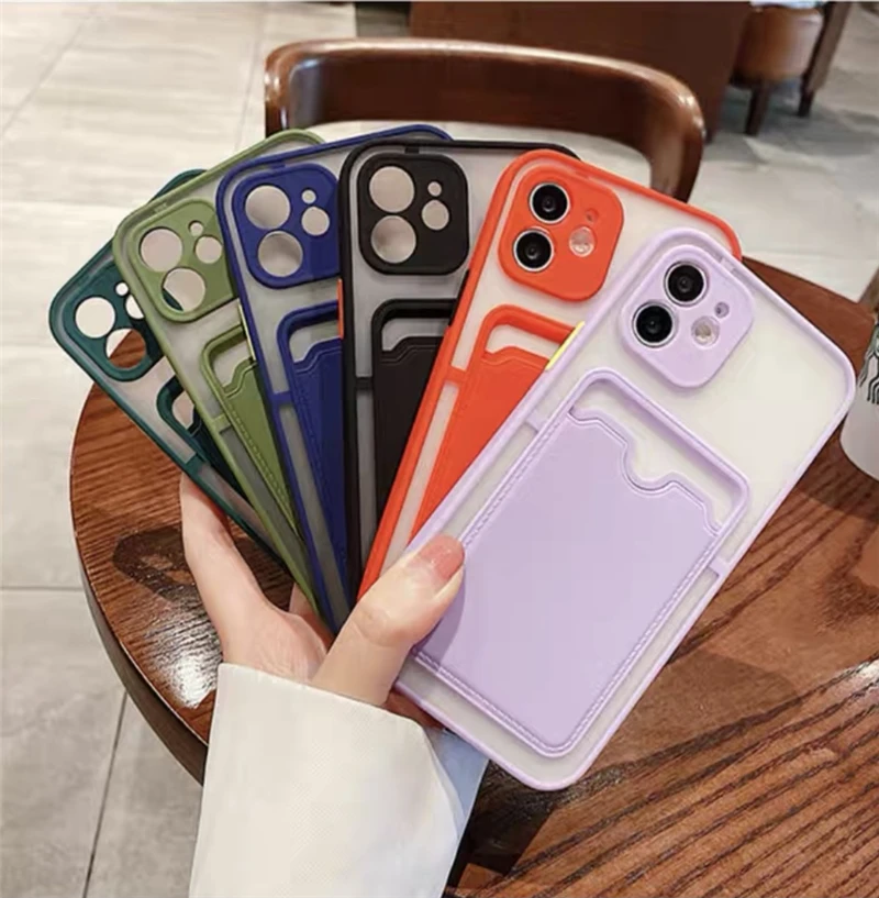 Clear Matte Wallet Card Bag Phone Case For iPhone 13 11 12 Pro Max Mini XS XR X 7 8 Plus SE Soft Silicone Shockproof Back Cover
Clear Matte Wallet Card Bag Phone Case For iPhone 13 11 12 Pro Max Mini XS XR X 7 8 Plus SE Soft Silicone Shockproof Back Cover