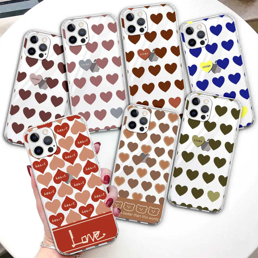 Прозрачный чехол для телефона iPhone 14 13 12 Mini 11 Pro Max, чехлы XR XS 7 8X6 6s Plus SE 2020, мягкий чехол из ТПУ с надписью Love Heath Fashion
Прозрачный чехол для телефона iPhone 14 13 12 Mini 11 Pro Max, чехлы XR XS 7 8X6 6s Plus SE 2020, мягкий чехол из ТПУ с надписью Love Heath Fashion