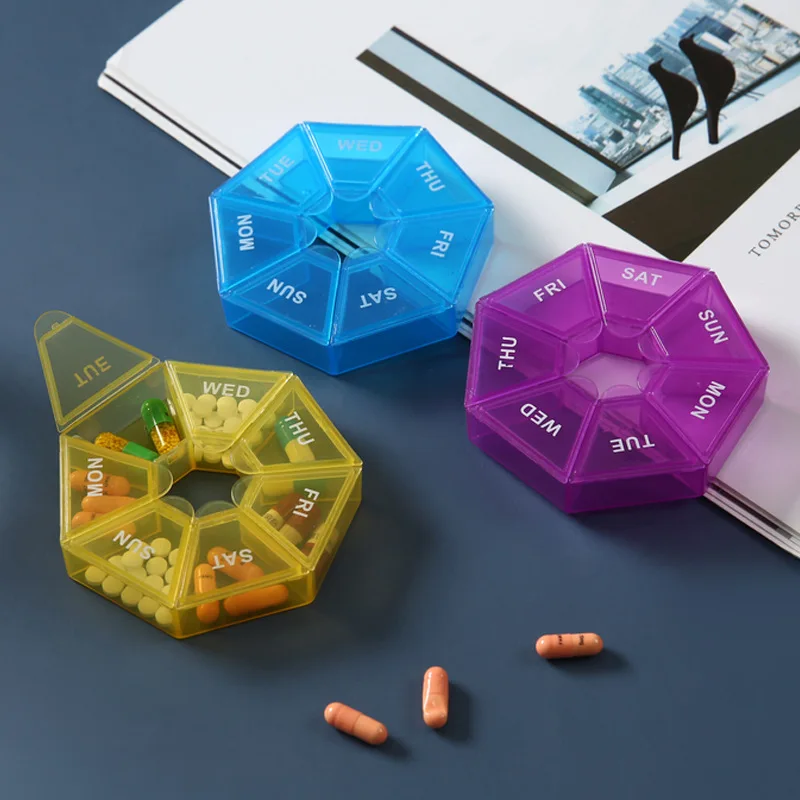 1Pcs Color Medicine Box Pillbox Dispenser 7 Days Weekly Portable Travel Vitamin Box Sort Tablet Holder Organizer Container Cases
1Pcs Color Medicine Box Pillbox Dispenser 7 Days Weekly Portable Travel Vitamin Box Sort Tablet Holder Organizer Container Cases