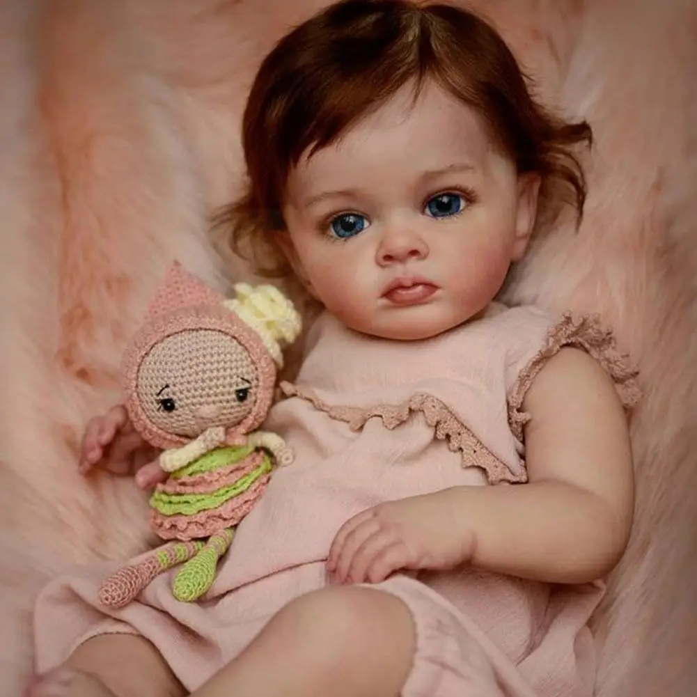 60CM Reborn Toddler Tutti Baby Girl Dolls Soft Cuddly Art Dolls Body Genesis Cloth Skin Paint 3D Paint Lifelike With D4G2
60CM Reborn Toddler Tutti Baby Girl Dolls Soft Cuddly Art Dolls Body Genesis Cloth Skin Paint 3D Paint Lifelike With D4G2