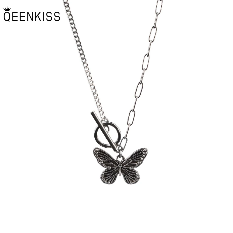 QEENKISS NC815 Fine Jewelry Wholesale Fashion Trendy Woman Man Birthday Wedding Gift Retro Butterfly Titanium Steel Necklace
QEENKISS NC815 Fine Jewelry Wholesale Fashion Trendy Woman Man Birthday Wedding Gift Retro Butterfly Titanium Steel Necklace