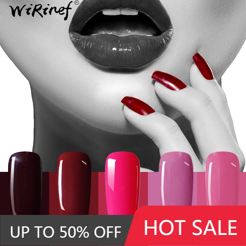 WiRinef 8ml Blood Rose Red Colors Nail Gel Polish Soak Off Uv Led Gel Long-Lasting Beauty Color Gel
WiRinef 8ml Blood Rose Red Colors Nail Gel Polish Soak Off Uv Led Gel Long-Lasting Beauty Color Gel