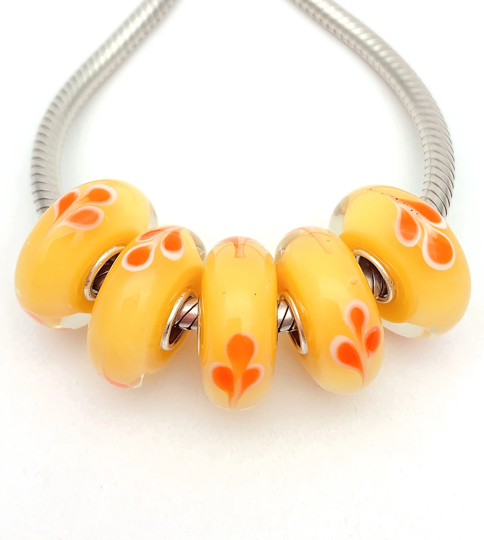 XHYG228 5X 100% Authenticity S925 Sterling Silver Beads Murano GlassBeads Fit European Charms Bracelet Diy Jewelry Lampwork
XHYG228 5X 100% Authenticity S925 Sterling Silver Beads Murano GlassBeads Fit European Charms Bracelet Diy Jewelry Lampwork