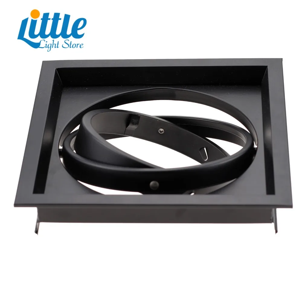 Frame Led Square Recessed Lighting Fixtures for AR111 Bulb Fitting Aluminum White Black Led Grille Ceiling Spot Lights Downlight
Frame Led Square Recessed Lighting Fixtures for AR111 Bulb Fitting Aluminum White Black Led Grille Ceiling Spot Lights Downlight
