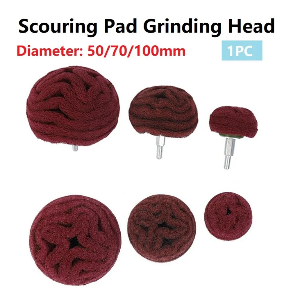 Scouring Pad Grinding Head 6mm Arbor Alloys Aluminum Cleaning Deburring For Power Drills Maintenance Nylon Fiber
Scouring Pad Grinding Head 6mm Arbor Alloys Aluminum Cleaning Deburring For Power Drills Maintenance Nylon Fiber