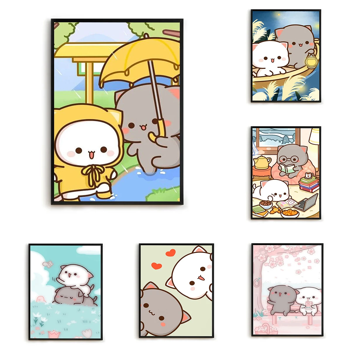 Anime Kawaii Peach Cat Posters for Wall Art Canvas Painting Decorative Paintings Room Decoration Poster Home Decor Decorations 
Anime Kawaii Peach Cat Posters for Wall Art Canvas Painting Decorative Paintings Room Decoration Poster Home Decor Decorations