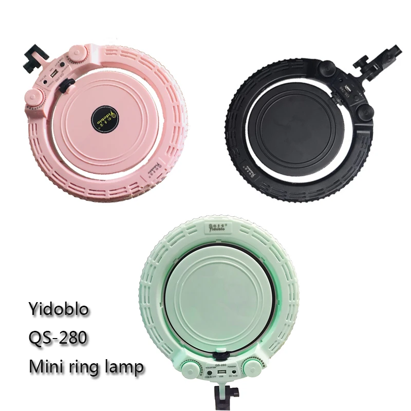 Светильник Yidoblo QS-280II Mini, 10 дюймов, био-цвет, лампа для селфи, холодный и теплый свет для макияжа, светодиодный кольцевой светильник + набор для...
Светильник Yidoblo QS-280II Mini, 10 дюймов, био-цвет, лампа для селфи, холодный и теплый свет для макияжа, светодиодный кольцевой светильник + набор для...
