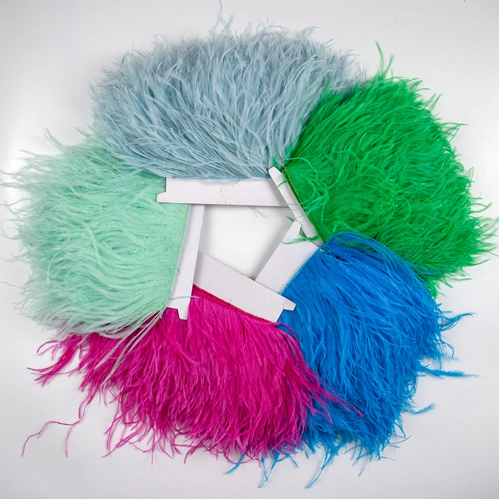 32Color Beautiful Ostrich Feather Trim Single Monolayer Height 10-15cm Soft Plumes Fringe Ribbon for Wedding Dress Decorative 1M
32Color Beautiful Ostrich Feather Trim Single Monolayer Height 10-15cm Soft Plumes Fringe Ribbon for Wedding Dress Decorative 1M