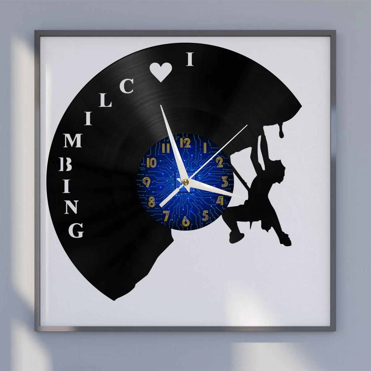 I Love Mountain Climbing Vinyl Wall Clock, Vinyl Record LED Clock Wall Art Black 12 Inch for Living Room Bedroom
I Love Mountain Climbing Vinyl Wall Clock, Vinyl Record LED Clock Wall Art Black 12 Inch for Living Room Bedroom