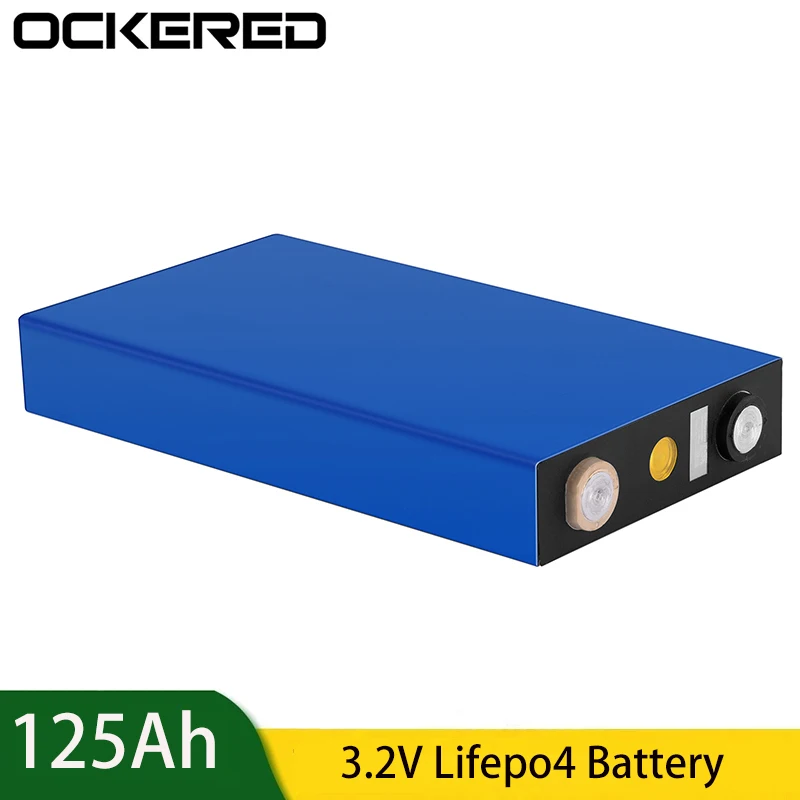 Ockered 4-16Pcs 3.2V 125Ah Prismatic Lifepo4 Battery 3000+ lifecycles Rechargeable Cell High Quality For EV RV Storage Solar
Ockered 4-16Pcs 3.2V 125Ah Prismatic Lifepo4 Battery 3000+ lifecycles Rechargeable Cell High Quality For EV RV Storage Solar