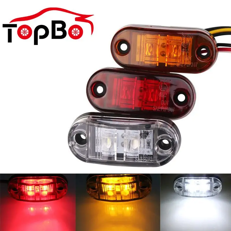 LED Side Marker Lights Warning Tail Light 12V 24V Auto Car External Lights Trailer Truck Lorry Yellow Orange White Red
LED Side Marker Lights Warning Tail Light 12V 24V Auto Car External Lights Trailer Truck Lorry Yellow Orange White Red