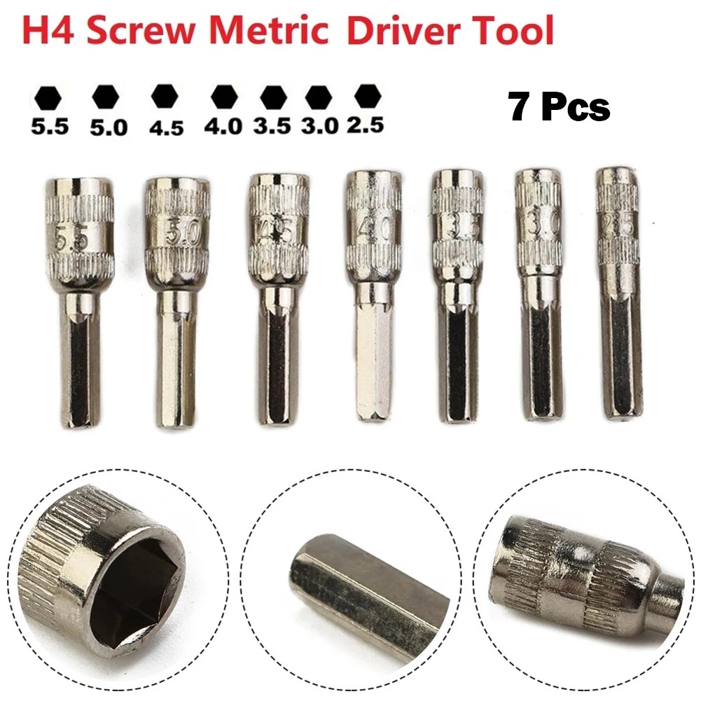 Brand New High Quality Practical Durable Hex Socket Hex Shank Driver Metal Silver 7Pcs/Set H4(3/25\\\") Hand Tools
Brand New High Quality Practical Durable Hex Socket Hex Shank Driver Metal Silver 7Pcs/Set H4(3/25\\\") Hand Tools