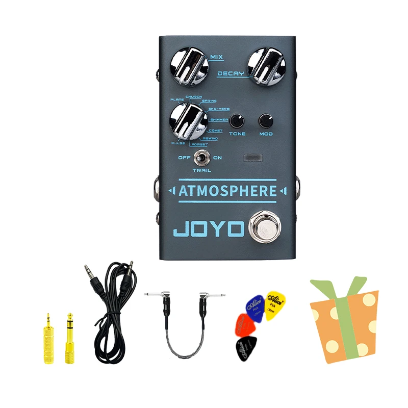 Гитарная педаль JOYO ATMOSPHERE 9 цифровых эффектов с функцией Mod и Trail Светодиодная подсветка Сигнал обхода Гитарные аксессуары
Гитарная педаль JOYO ATMOSPHERE 9 цифровых эффектов с функцией Mod и Trail Светодиодная подсветка Сигнал обхода Гитарные аксессуары