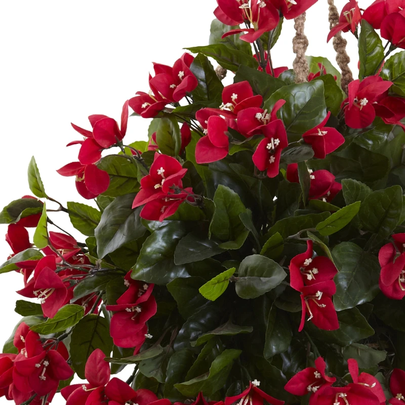 Charming 28"H Bougainvillea UV Resistant Artificial Hanging Basket Plant (Indoor/Outdoor)
Charming 28"H Bougainvillea UV Resistant Artificial Hanging Basket Plant (Indoor/Outdoor)