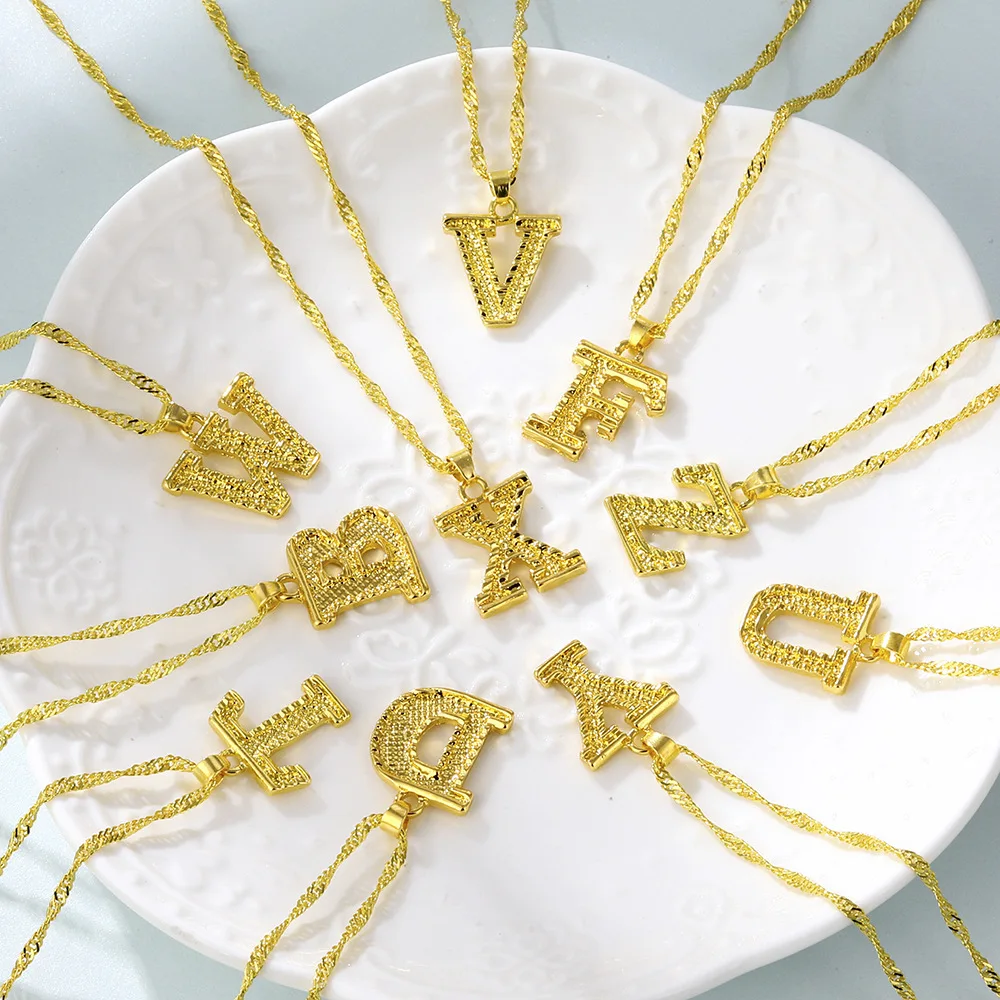 A-Z Big Letters Pendant Necklaces For Women/Girl Gold Color Initial Fashion Link Chain English Alphabet Metal Jewelry Gifts
A-Z Big Letters Pendant Necklaces For Women/Girl Gold Color Initial Fashion Link Chain English Alphabet Metal Jewelry Gifts