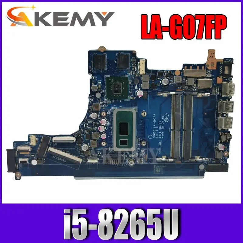 L49981-601 L65506-601 For HP Pavilion 15-DA 15T-DA 250 G7 256 G7 Laptop Motherboard LA-G07FP With i5-8265U CPU GPU N16V-GMR1
L49981-601 L65506-601 For HP Pavilion 15-DA 15T-DA 250 G7 256 G7 Laptop Motherboard LA-G07FP With i5-8265U CPU GPU N16V-GMR1