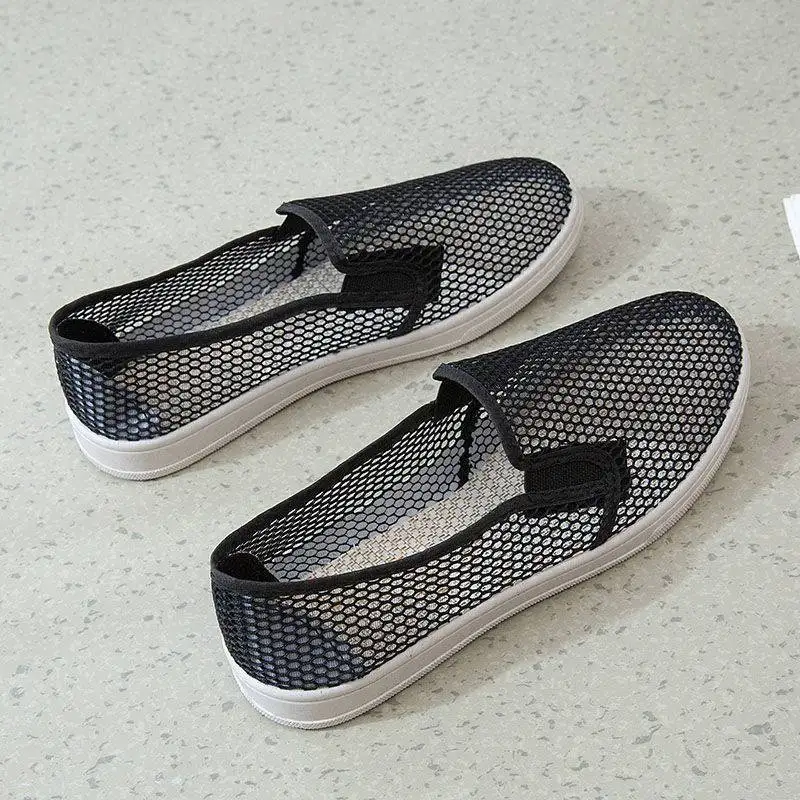 Summer Women Flats Shoes Breathable Casual Women Sneakers Plus Size Sport Shoes Non-Slip Walking Shoes
Summer Women Flats Shoes Breathable Casual Women Sneakers Plus Size Sport Shoes Non-Slip Walking Shoes