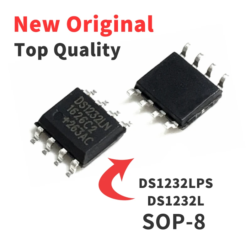 5 шт., DS1232LPS DS1232L DS1232LN SMD SOP8, чип теплового мониторинга, интегральная схема, Совершенно новая Оригинальная
5 шт., DS1232LPS DS1232L DS1232LN SMD SOP8, чип теплового мониторинга, интегральная схема, Совершенно новая Оригинальная