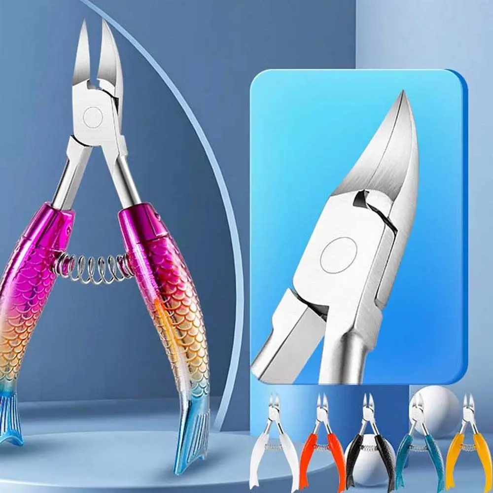 Mermaid Ingrown Nail Clippers Cutter Thick Toenail Correction Tools Trimmer Pedicure Care Stainless Steel Cuticle Scissors 
Mermaid Ingrown Nail Clippers Cutter Thick Toenail Correction Tools Trimmer Pedicure Care Stainless Steel Cuticle Scissors
