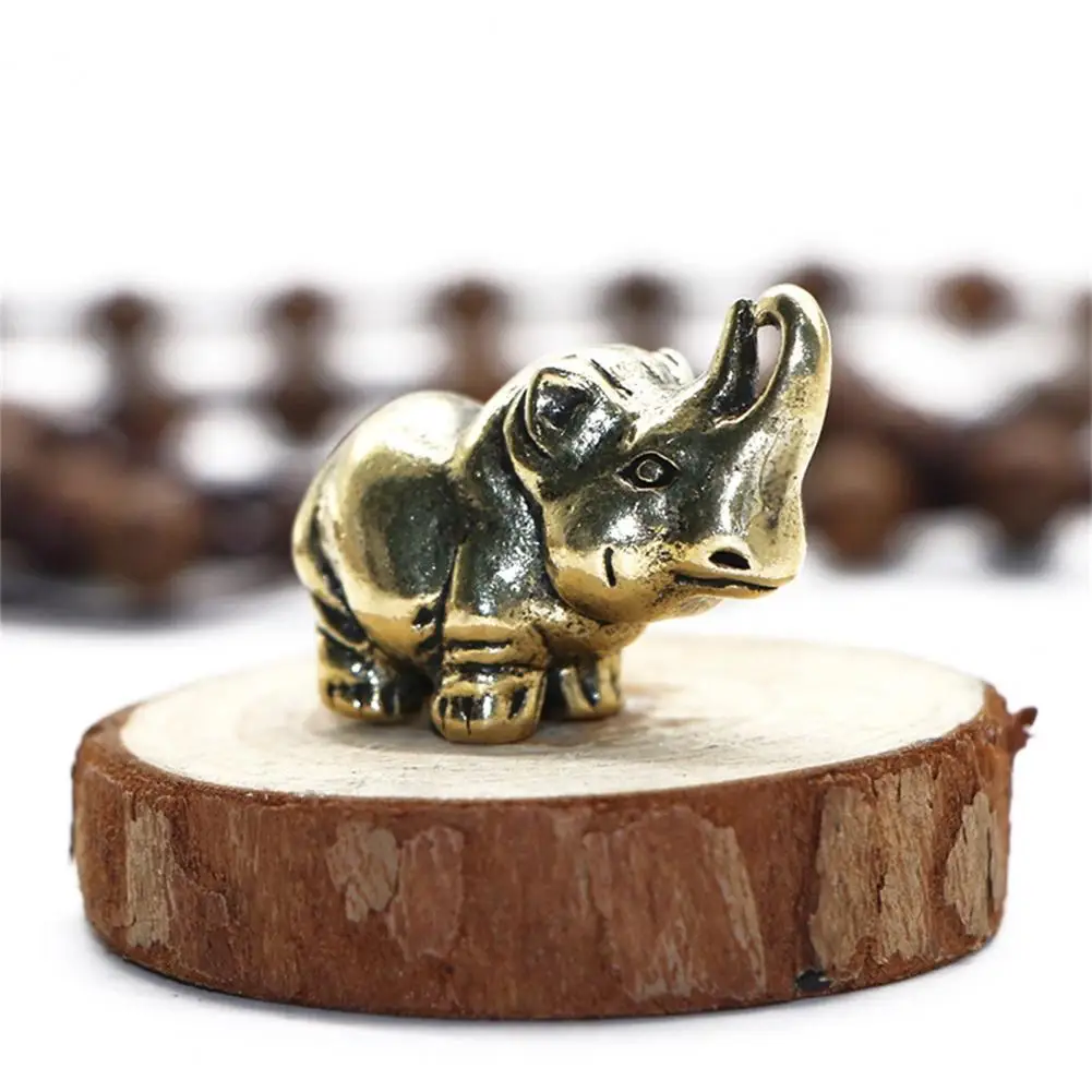 Rhino Figurine Attractive Appearance Copper Decorative Vintage Style Rhino Figurine Rhino Model for Office 
Rhino Figurine Attractive Appearance Copper Decorative Vintage Style Rhino Figurine Rhino Model for Office