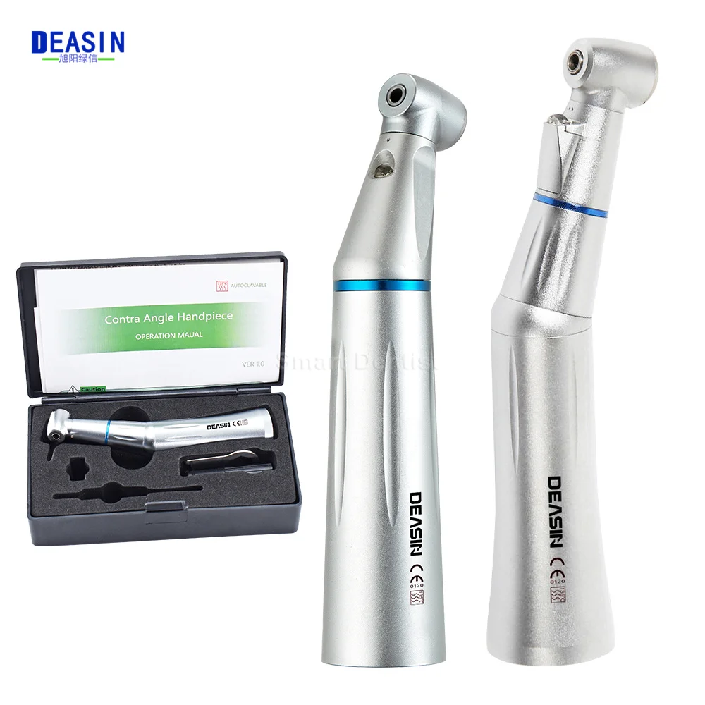 1:1 Blue Ring Contra Angle Dental Low Speed Handpiece LED E-Generator/NO LED Push Button Type Inner Water Spray For 2.35 Burs
1:1 Blue Ring Contra Angle Dental Low Speed Handpiece LED E-Generator/NO LED Push Button Type Inner Water Spray For 2.35 Burs
