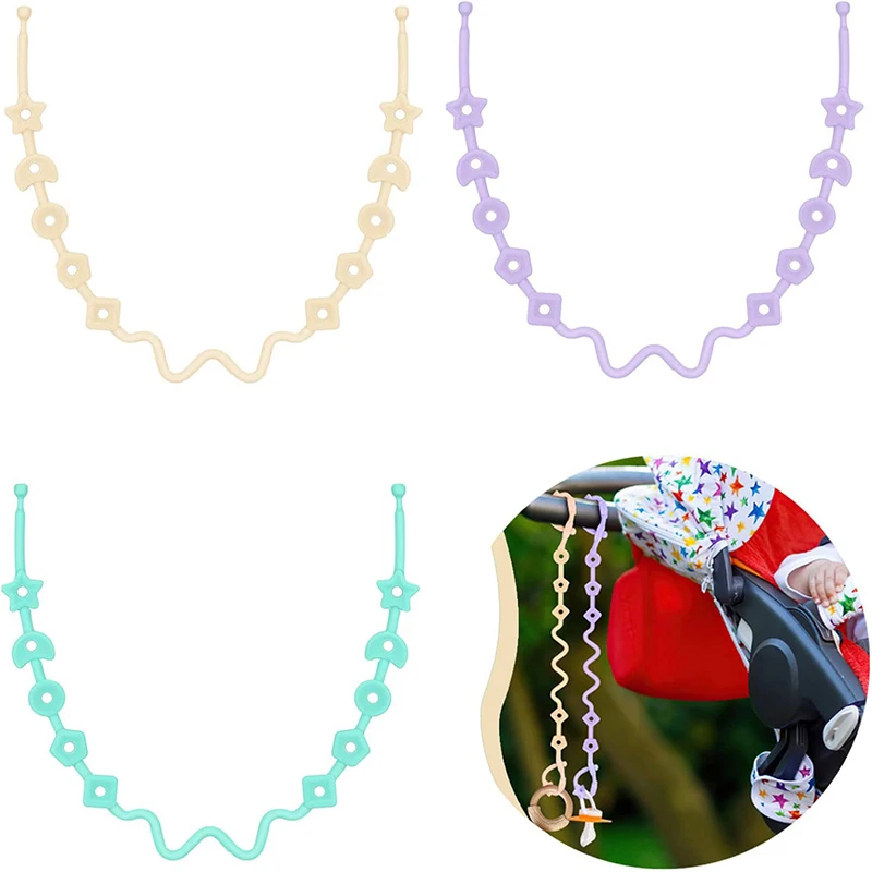Baby Anti-drop Chain Pacifier Chain Strap Silicone Teether Toys Infant Nipple Appease Soother Chain Dummy Holder Baby Accessorie
Baby Anti-drop Chain Pacifier Chain Strap Silicone Teether Toys Infant Nipple Appease Soother Chain Dummy Holder Baby Accessorie