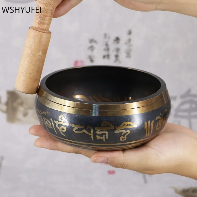 Nepalese Hand Carved Copper Bowl Tibet Song Bowl Sound Therapy Yoga Meditation Bowl Chanting Bowls Buddha Hall Accessories
Nepalese Hand Carved Copper Bowl Tibet Song Bowl Sound Therapy Yoga Meditation Bowl Chanting Bowls Buddha Hall Accessories