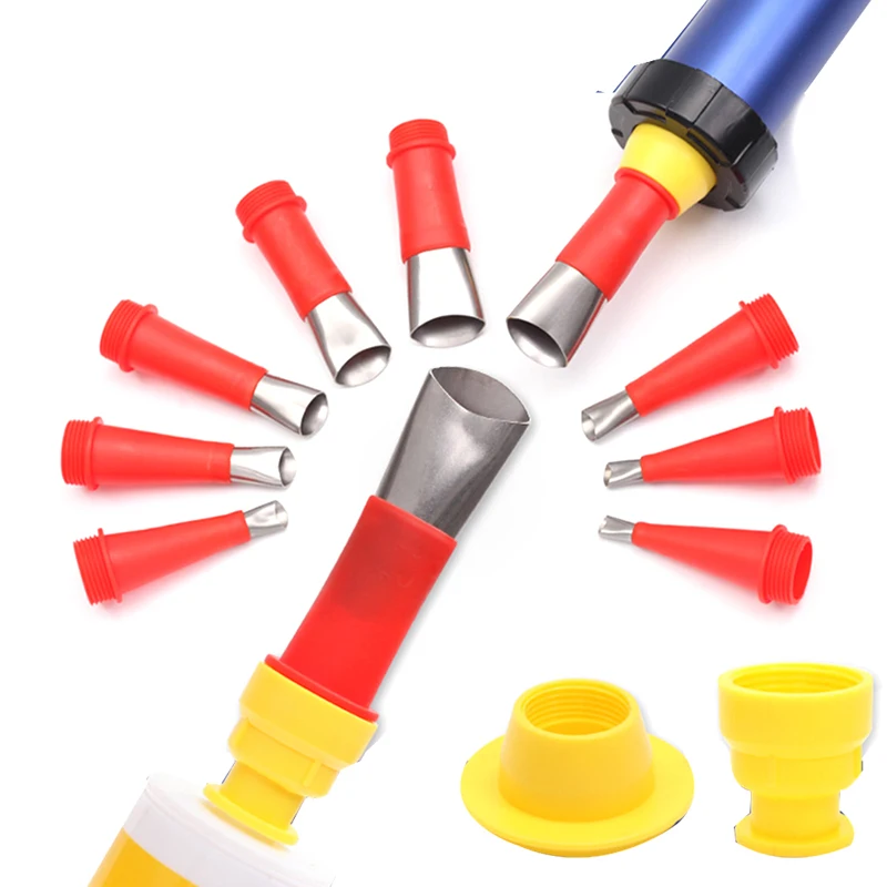 18pcs Stainless Steel Caulk Nozzle Applicator with Base Caulking Finisher Sealant Finishing Tool For Sink Joint
18pcs Stainless Steel Caulk Nozzle Applicator with Base Caulking Finisher Sealant Finishing Tool For Sink Joint