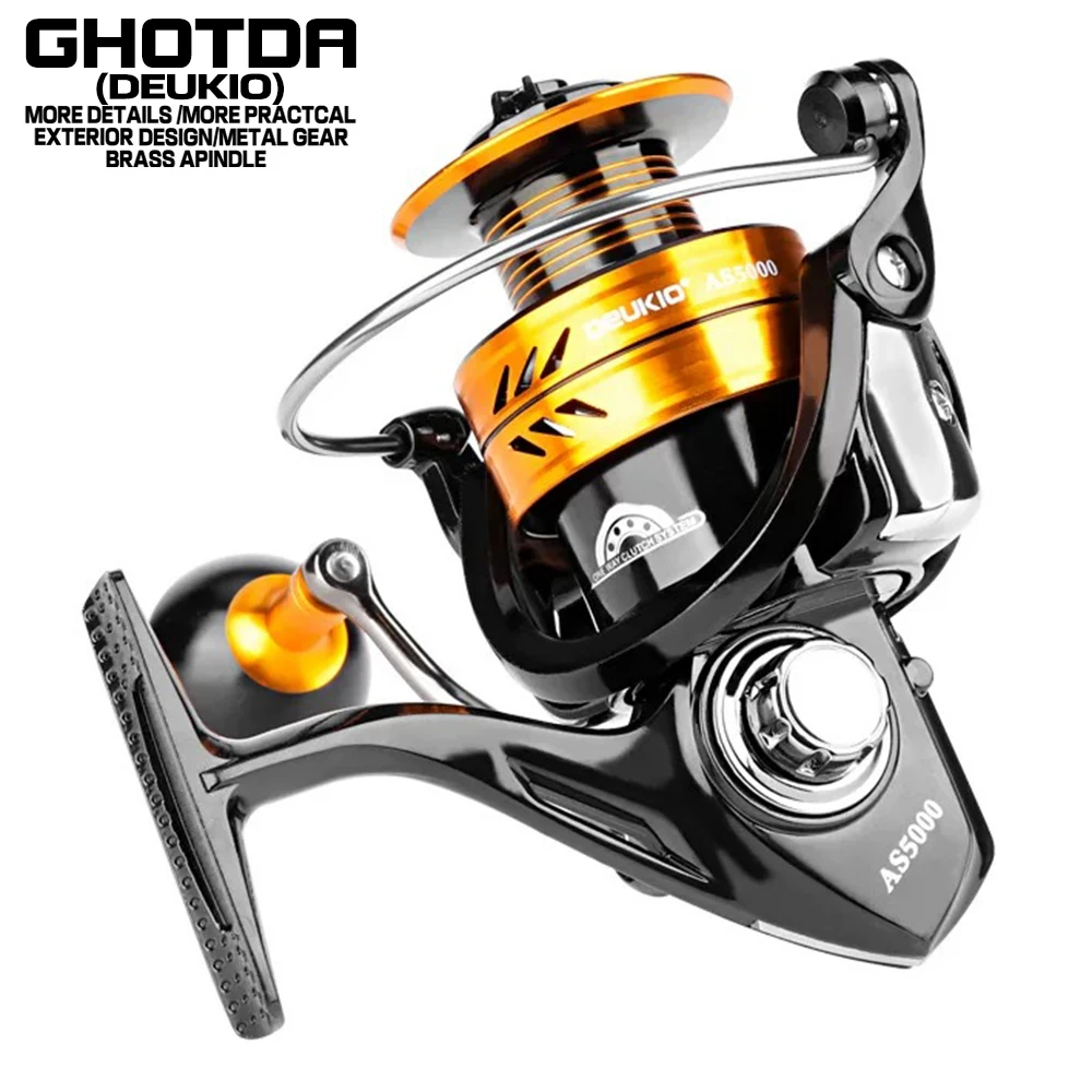 Spinning Reel 5.0:1/4.7:1 Max Drag 8KG Metal Spool Metal Handle Metal Ball Grip Carp Fishing Reel
Spinning Reel 5.0:1/4.7:1 Max Drag 8KG Metal Spool Metal Handle Metal Ball Grip Carp Fishing Reel