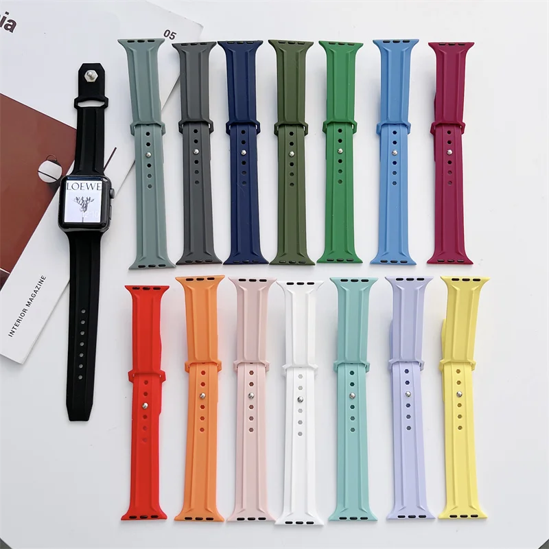Ремешок силиконовый для Apple Watch band, резиновый браслет для iWatch Series 7 se 6 5 4 3 2 1, 45 мм 41 мм 42 мм 44 мм 40 мм 38 мм
Ремешок силиконовый для Apple Watch band, резиновый браслет для iWatch Series 7 se 6 5 4 3 2 1, 45 мм 41 мм 42 мм 44 мм 40 мм 38 мм