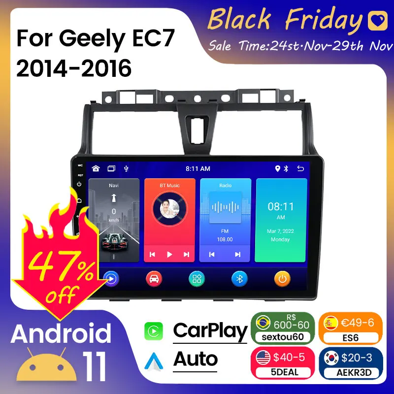 9inch Car DVD Car Radio stereo For Geely Emgrand EC7 2014 2015 2016 Navigation GPS Multimedia Video Player Carplay+Auto WIFI RDS
9inch Car DVD Car Radio stereo For Geely Emgrand EC7 2014 2015 2016 Navigation GPS Multimedia Video Player Carplay+Auto WIFI RDS