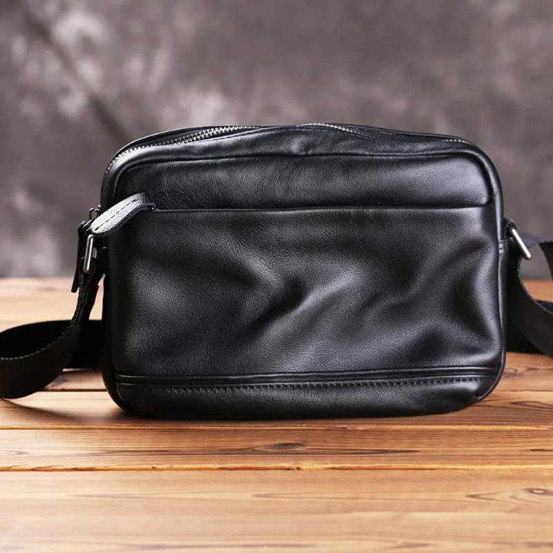 AETOO Leather small bag men's shoulder bag messenger bag summer backpack top layer cowhide Japanese business casual Korean men' 
AETOO Leather small bag men's shoulder bag messenger bag summer backpack top layer cowhide Japanese business casual Korean men'