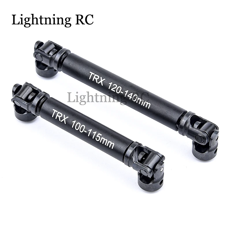 Heavy Duty Cvd Drive Shaft 100-115mm / 120-140mm Alloy Steel Universal Joint Steel For 1/10 Rc Car Trx-4 Trx-4 TRX-6 TRX6 
Heavy Duty Cvd Drive Shaft 100-115mm / 120-140mm Alloy Steel Universal Joint Steel For 1/10 Rc Car Trx-4 Trx-4 TRX-6 TRX6