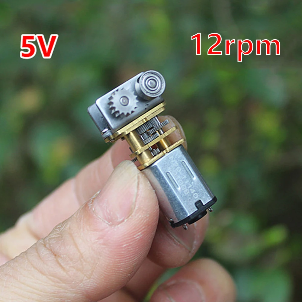 Металлический мотор-редуктор GA12-N20 Turbo Worm Gear 5В 12 об/мин
Металлический мотор-редуктор GA12-N20 Turbo Worm Gear 5В 12 об/мин