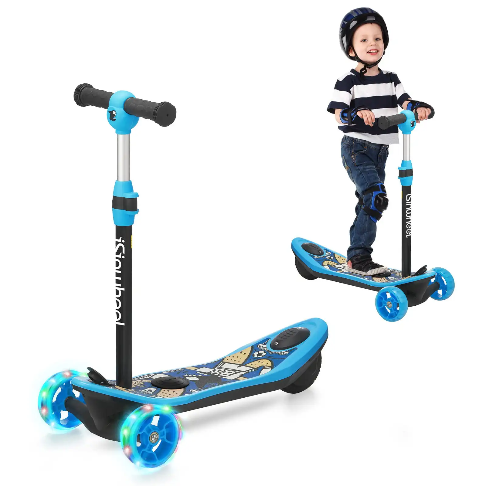 Mini 2IN1 Kids Scooter, 3 Wheel Scooter, Height Adjustable Foldable Lean To Steer Kick Scooter With Flashing PU Wheels for Boy
Mini 2IN1 Kids Scooter, 3 Wheel Scooter, Height Adjustable Foldable Lean To Steer Kick Scooter With Flashing PU Wheels for Boy